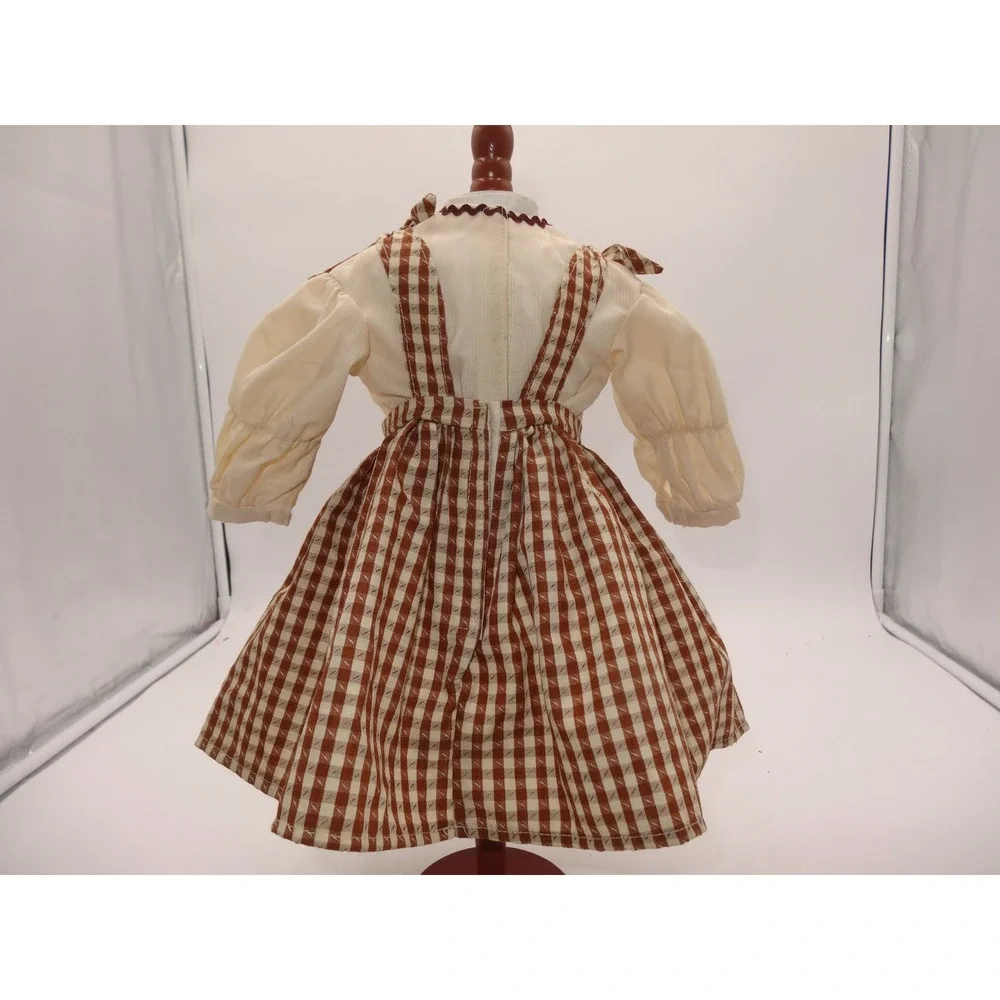 American Girl Addy Birthday Outfit Pinafore Blouse Snood Booklets 1994 Brown
